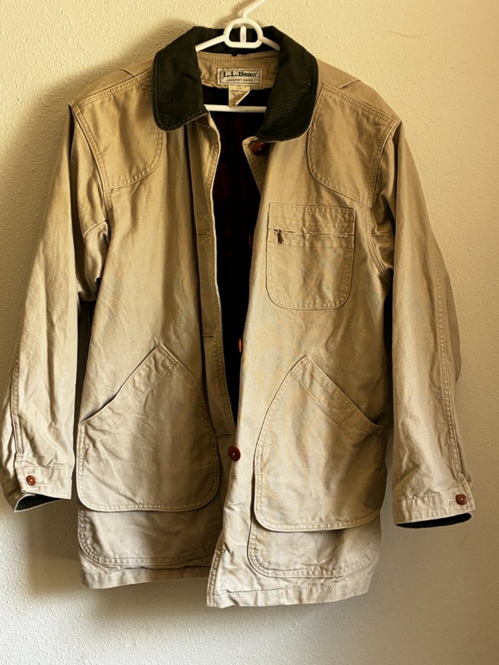 Vintage Made in USA L.L. Bean Chore Coat Jacket - Picture 3 of 6